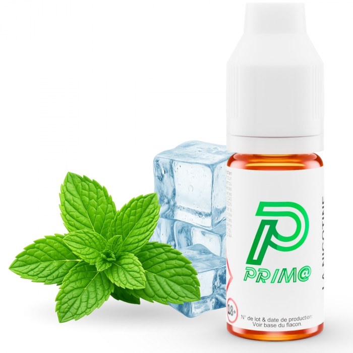 e-liquide double menthol Prim@ 10ml menthe glaciale intense