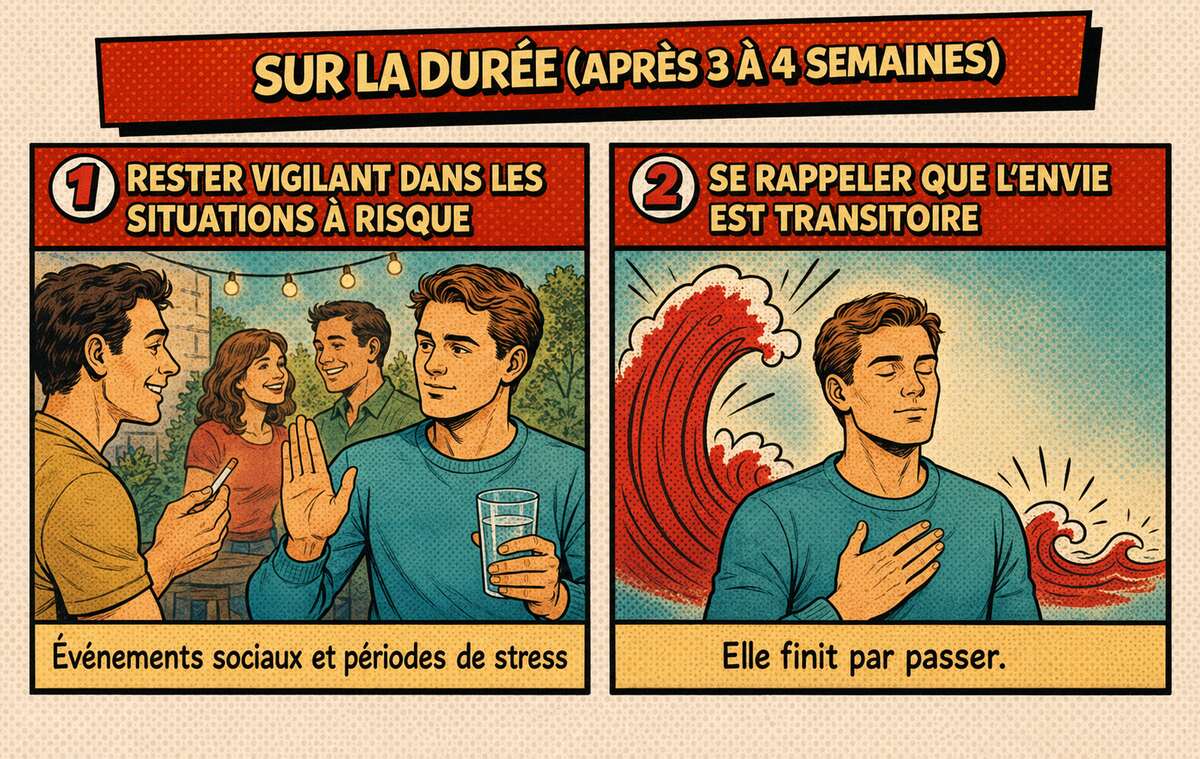Conseils pour gérer les envies de cigarette plusieurs semaines après l’arrêt